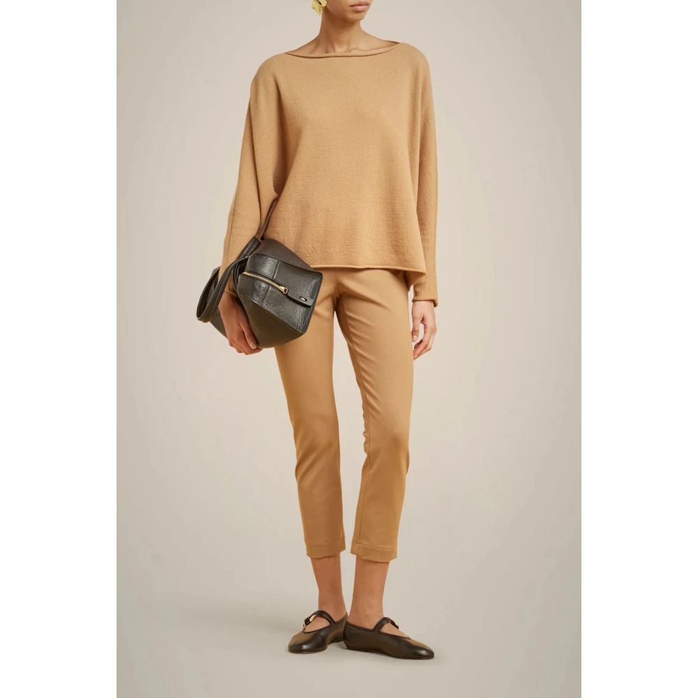 Liviana Conti Kasjmier Boothals Trui Brown Dames