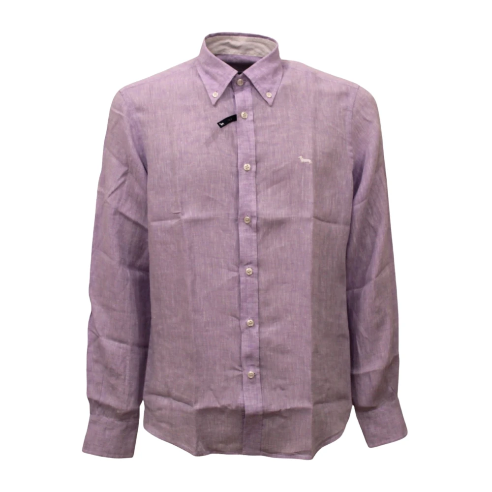 Harmont & Blaine Lange mouwen shirt Purple Heren