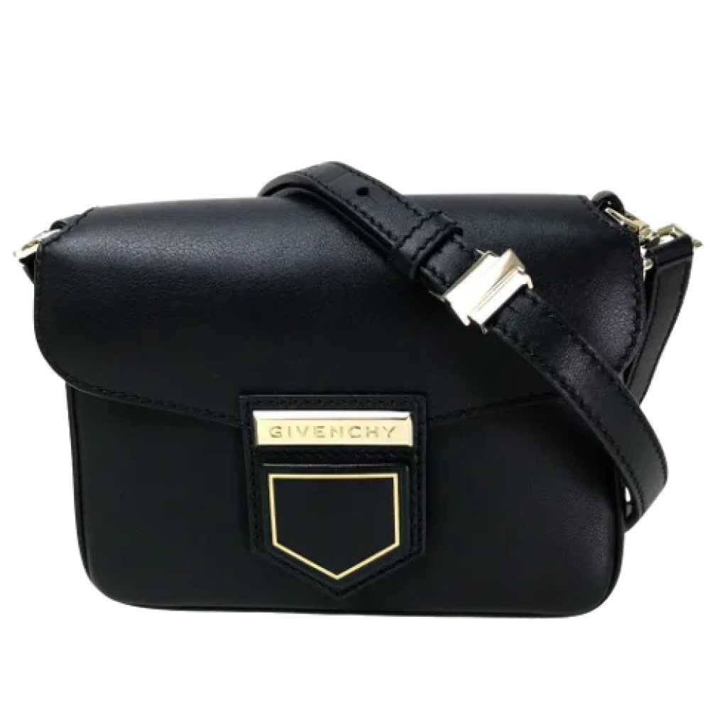 Givenchy Pre-owned Leather shoulder-bags Black Dames