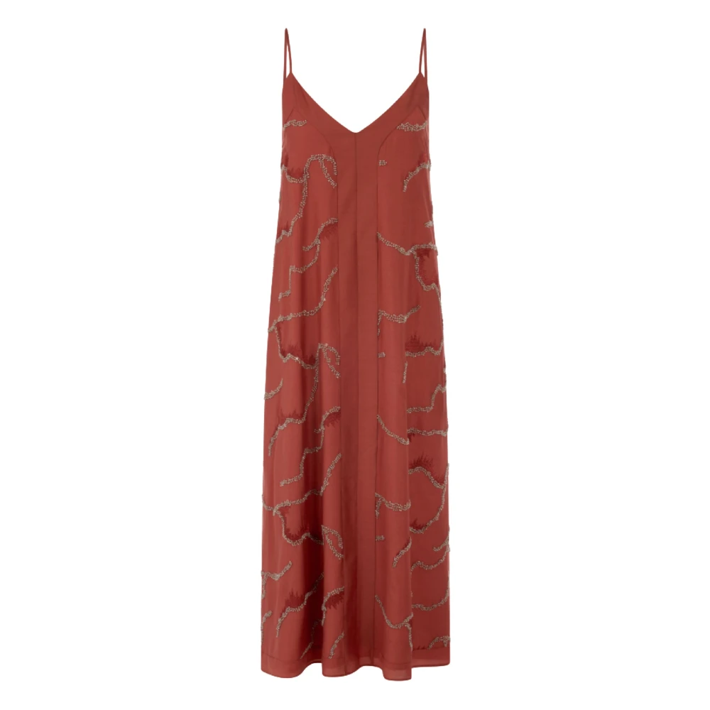 Marc Cain Women's Red Midi Dresses, L, Ac 21.50 W54 Midi Dress