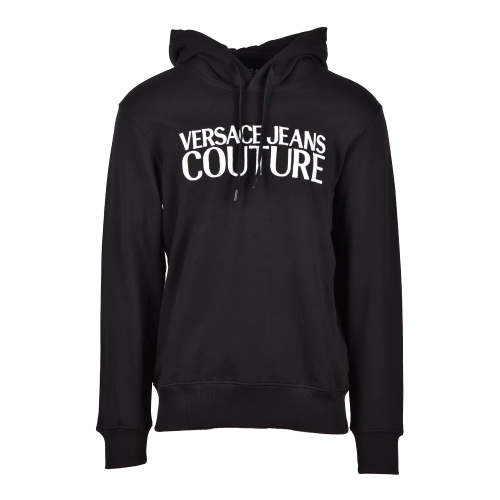Versace Jeans Couture Katoenen trui Black Heren