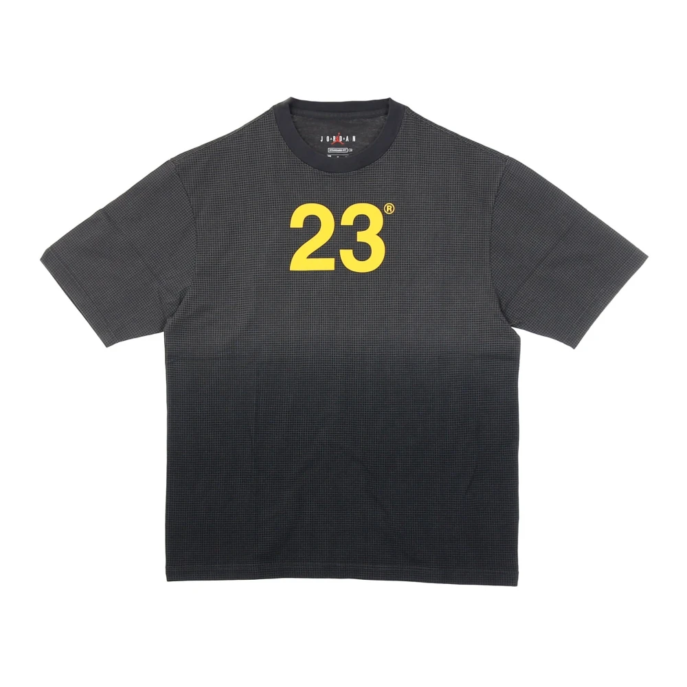 Jordan Engineered Korte Mouw Tee Zwart Grijs Gray Heren