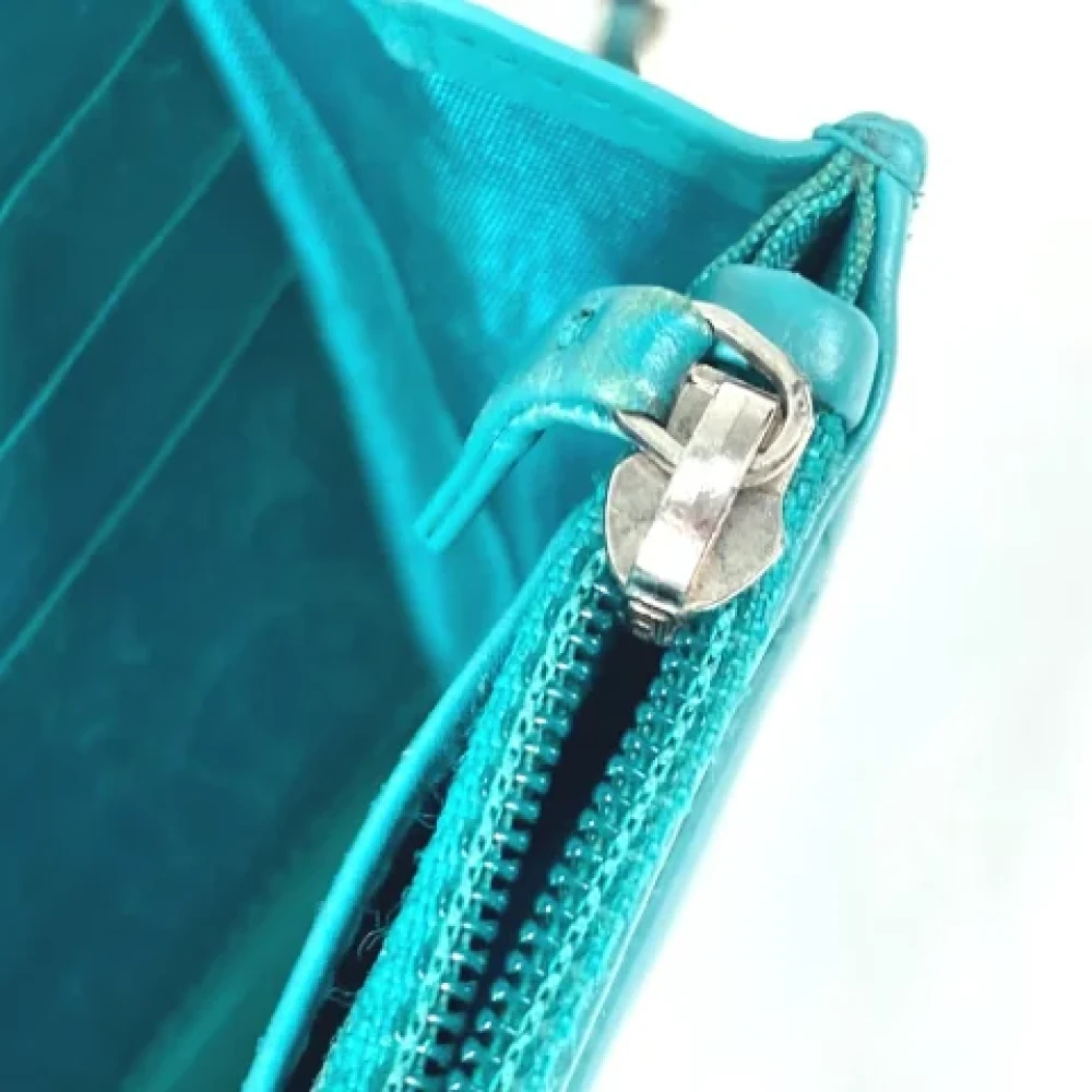 Chanel Vintage Pre-owned Leather chanel-bags Green Dames