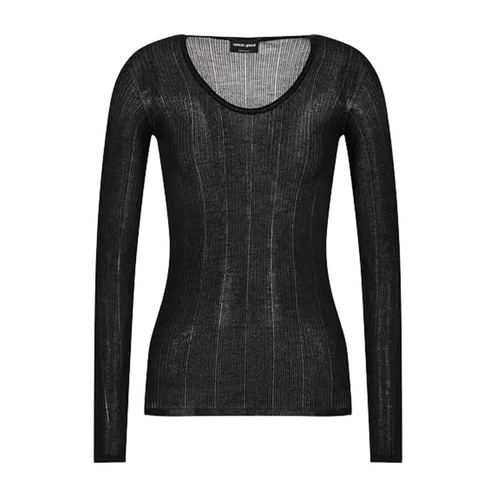 Knitwear > Round-neck Knitwear - - Giorgio Armani - Modalova