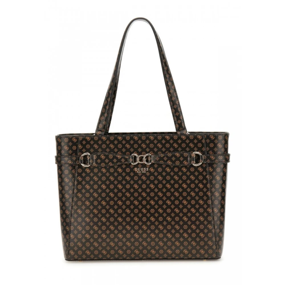 Guess Dames Arlena Logo Handtas Brown Dames