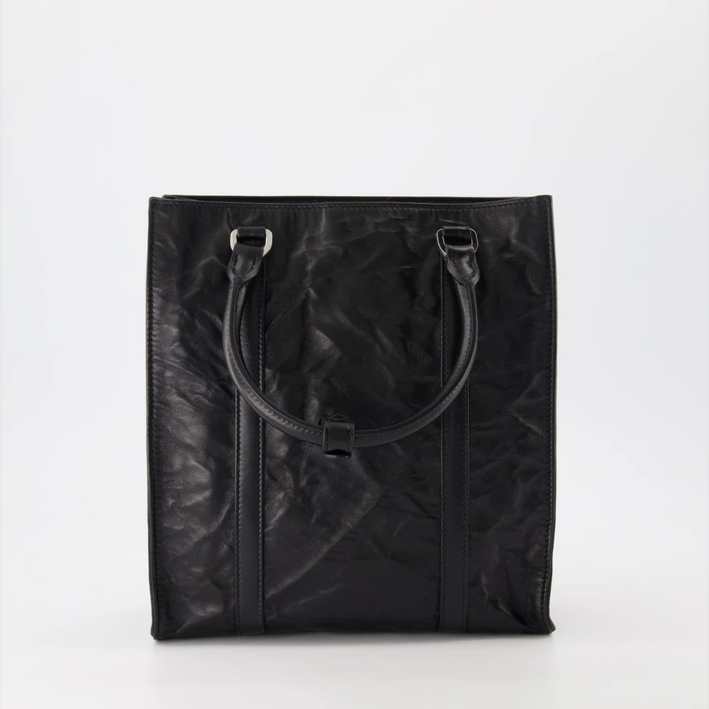 Prada Handtas met verstelbare band en metalen logo Black Dames
