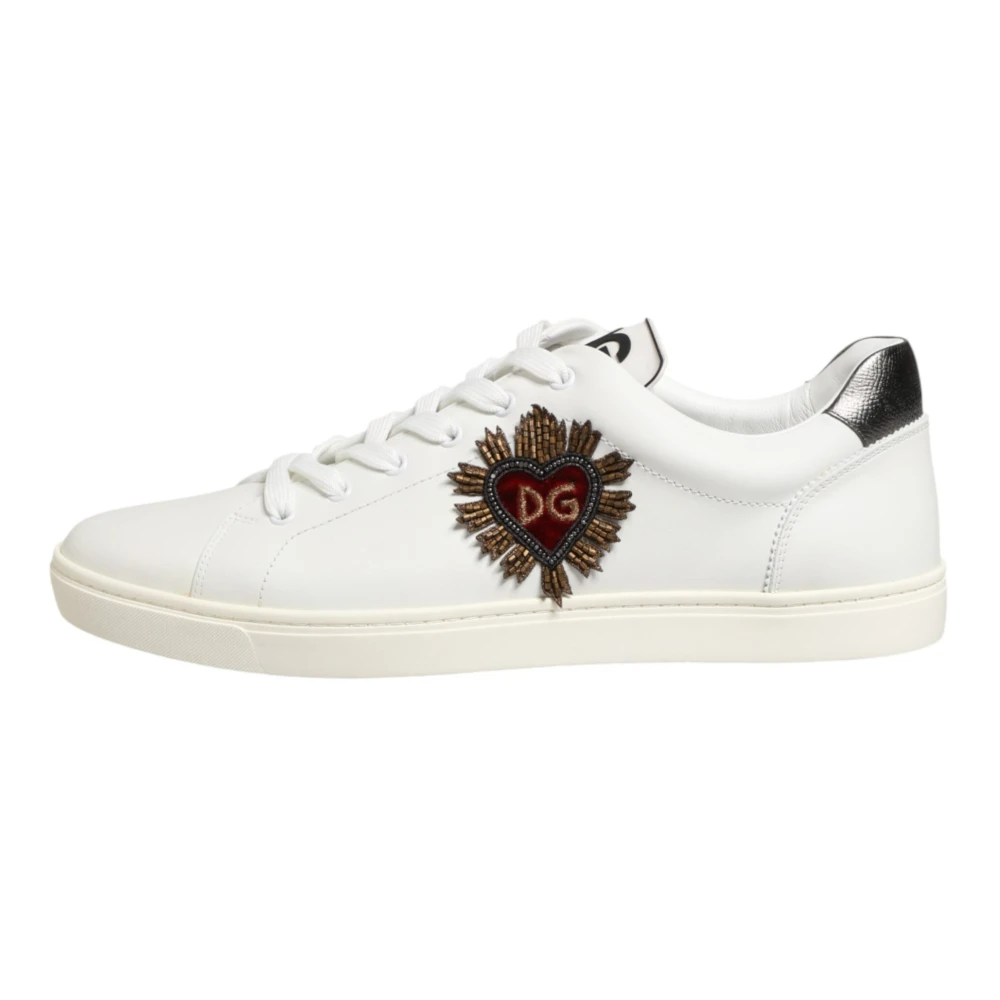 Dolce & Gabbana Men's White Sneakers, 11 Uk, Low-Top Trainers