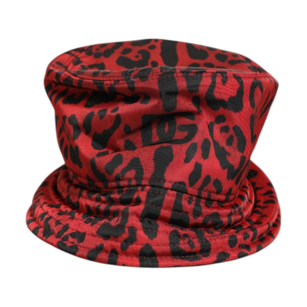 Dolce & Gabbana , Accessories, Unisex, Red, One Size, Bucket Hat - Image 3