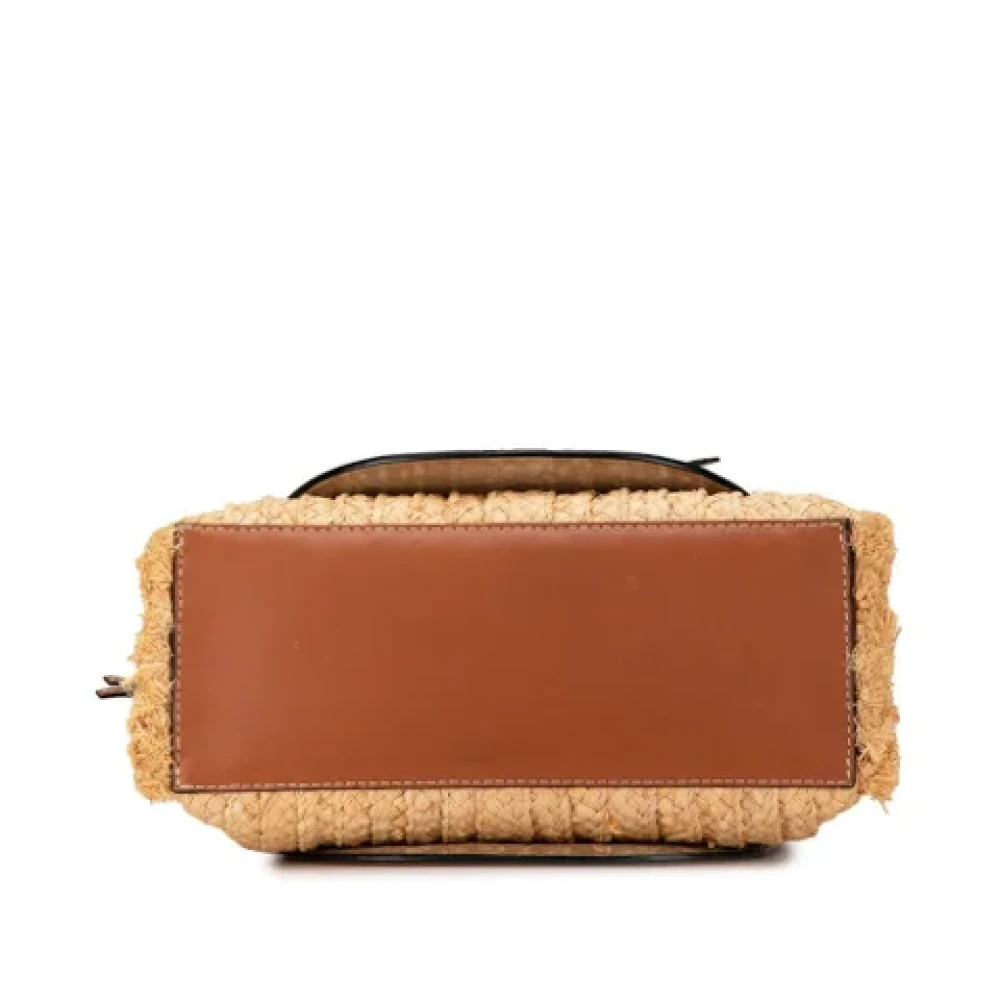 Loewe Pre-owned Leather handbags Brown Dames