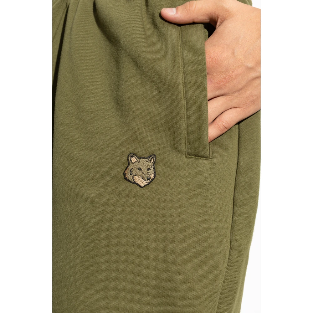 Maison Kitsuné Sweatpants Green Heren