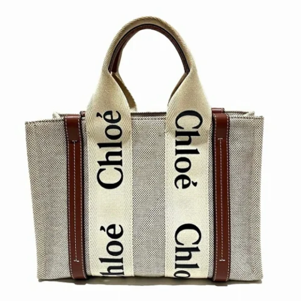 Chloé Pre-owned Canvas handbags Brown Dames