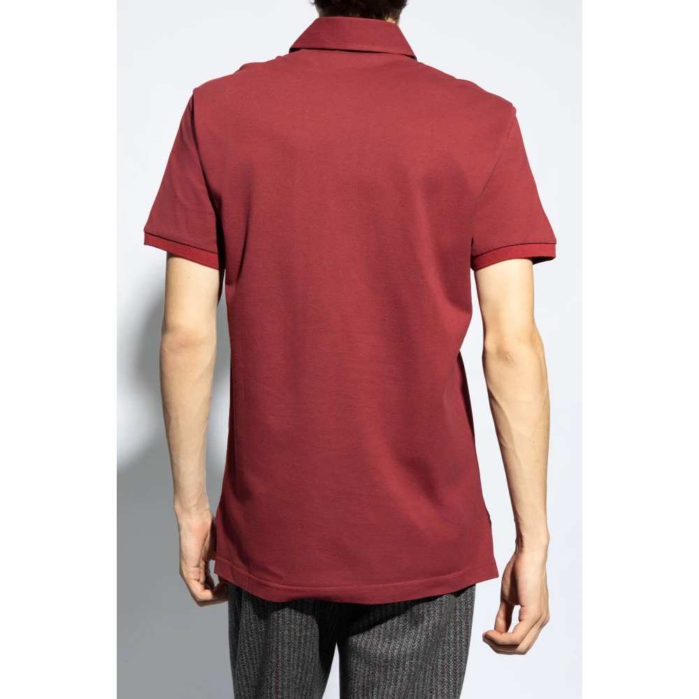 ETRO Katoenen polo Red Heren