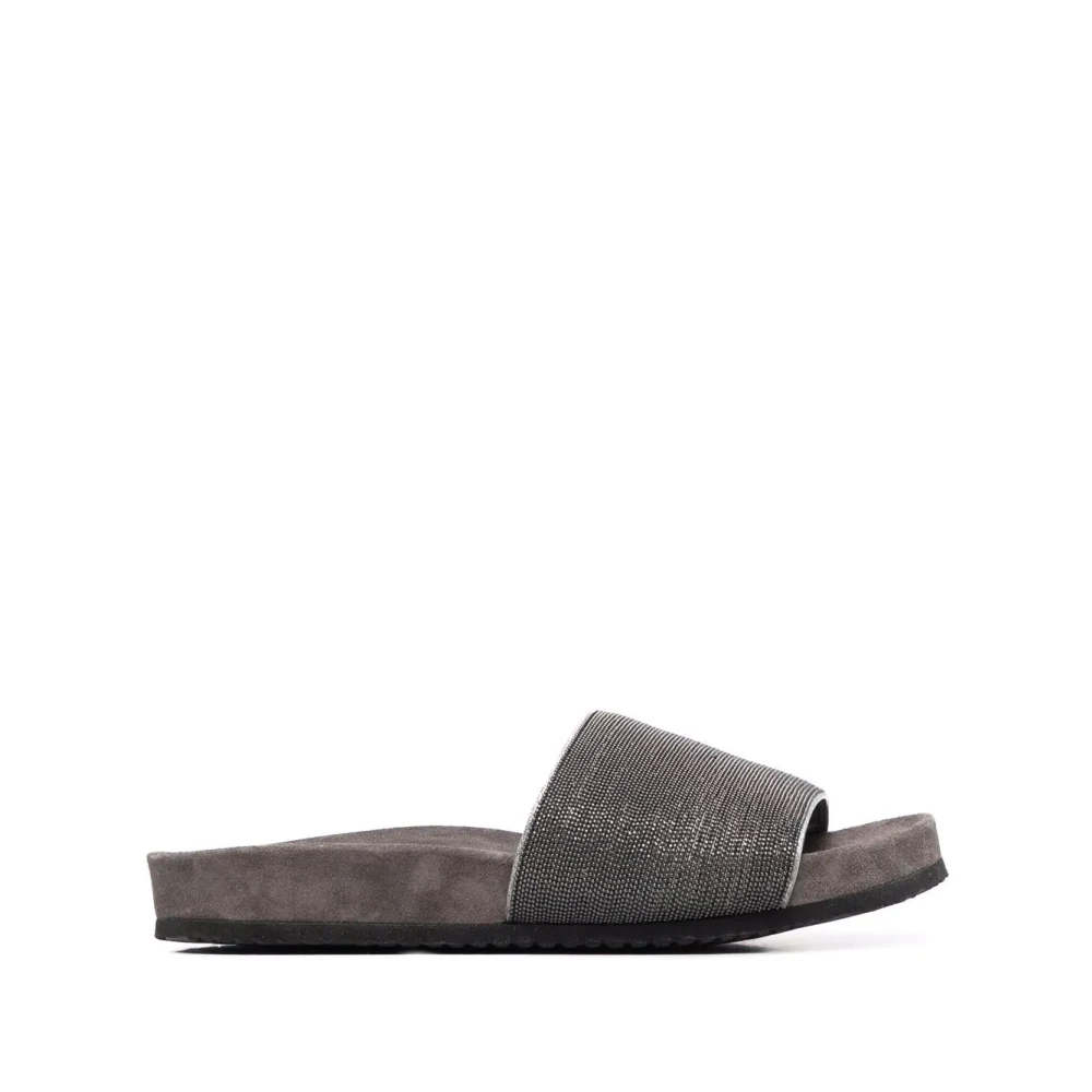 Shoes > Flip Flops & Sliders > Sliders - - Brunello Cucinelli - Modalova