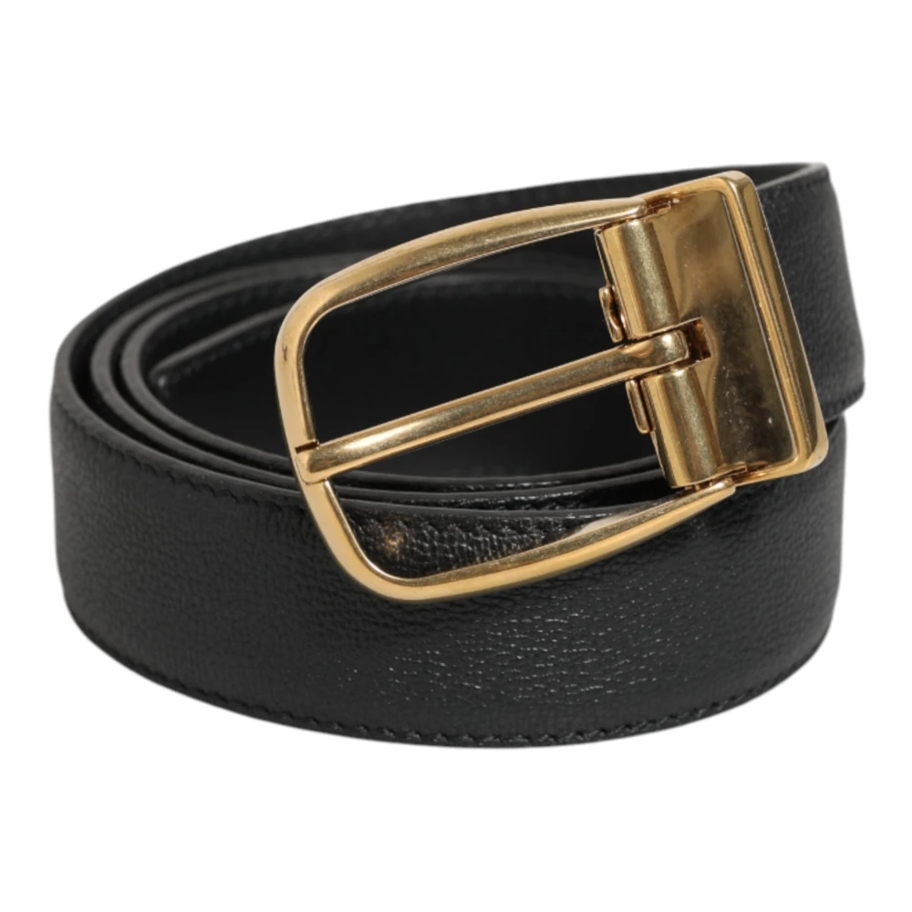 Dolce & Gabbana Uomo Nero Cintura Elegante