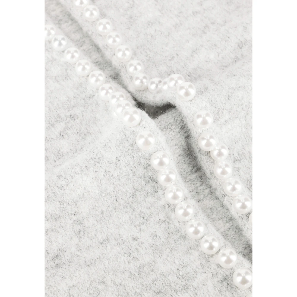 NEO NOIR Parel Gebreid Vest White Dames