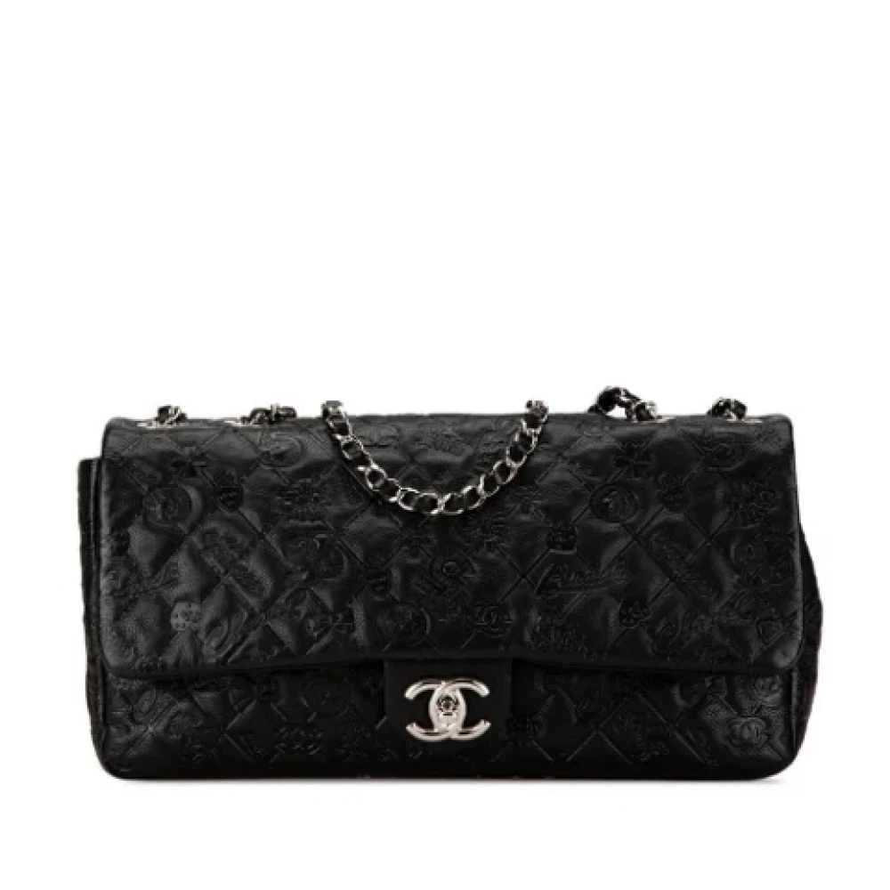 Chanel Vintage Pre-owned Leather chanel-bags Black Dames