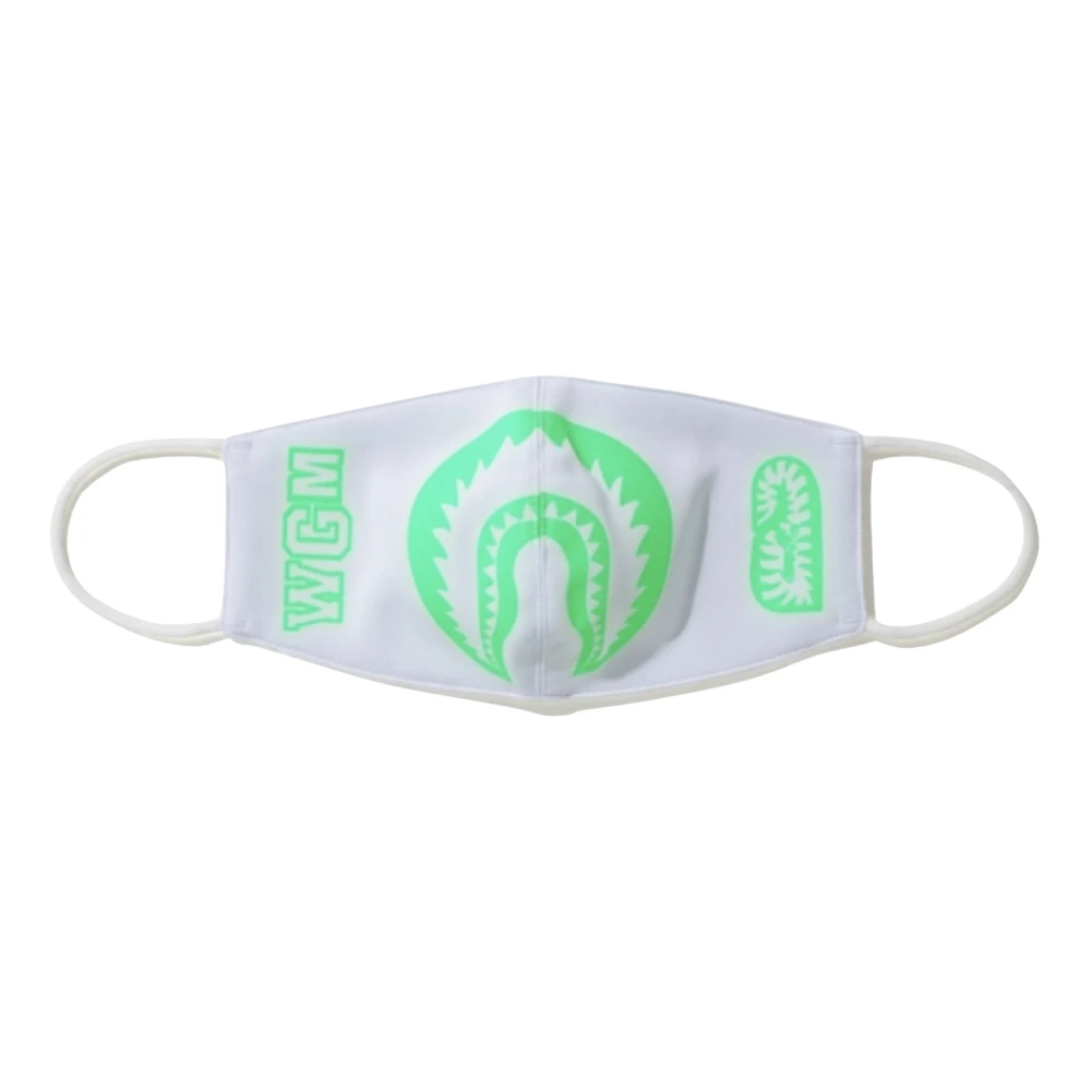 A Bathing APE Glow In The Dark Face Mask White Unisex
