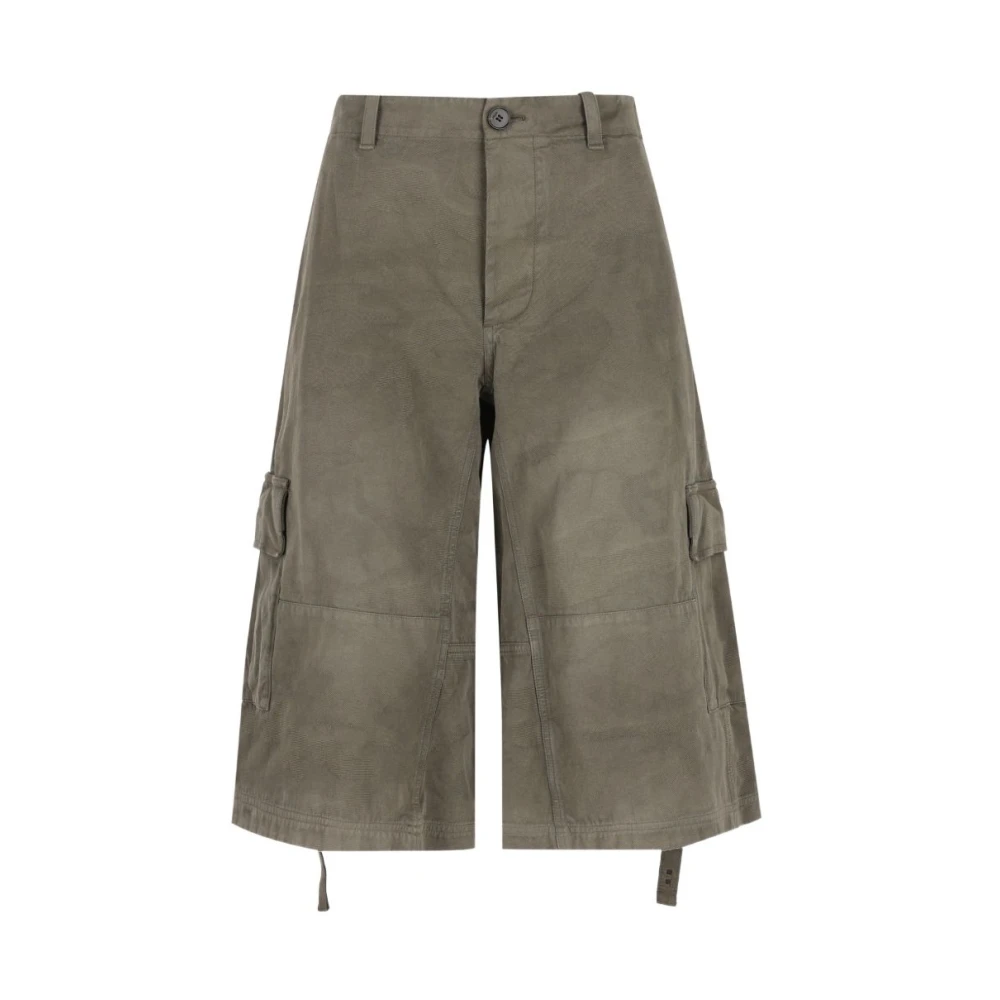 Fendi , Bermudas, Female, Green, Xs, Shorts Army Green