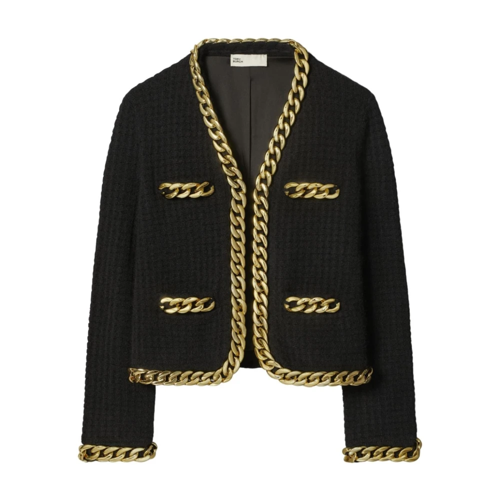 TORY BURCH Kettingvest met Kendra Stijl Black Dames