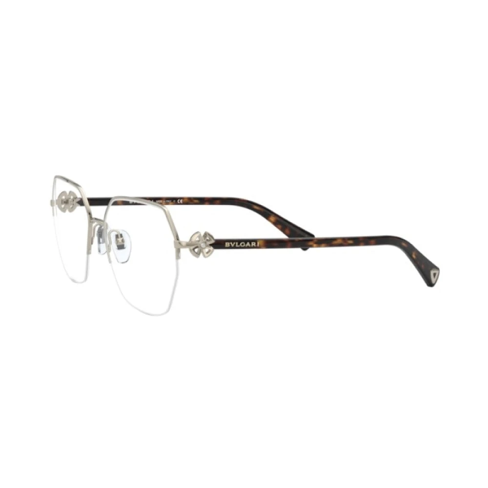 Bvlgari Stijlvolle Metalen Frame Bril Yellow Unisex