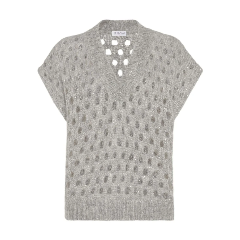 Knitwear > V-neck Knitwear - - Brunello Cucinelli - Modalova