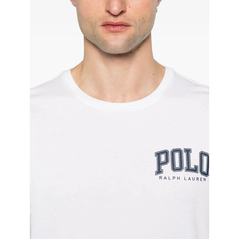 Polo Ralph Lauren Aangepaste Slim Fit Katoenen T-shirt White Heren