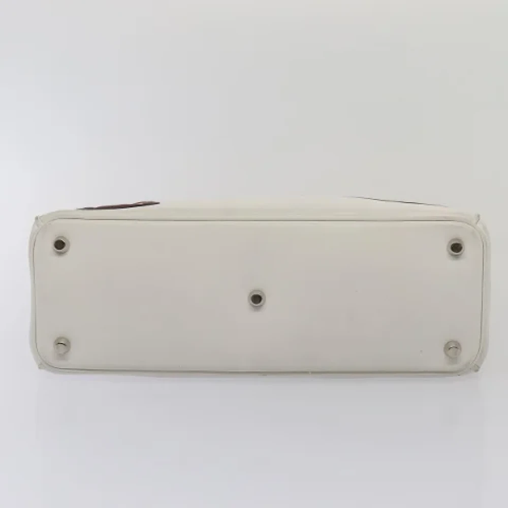 Dior Vintage Pre-owned Leather dior-bags Beige Dames