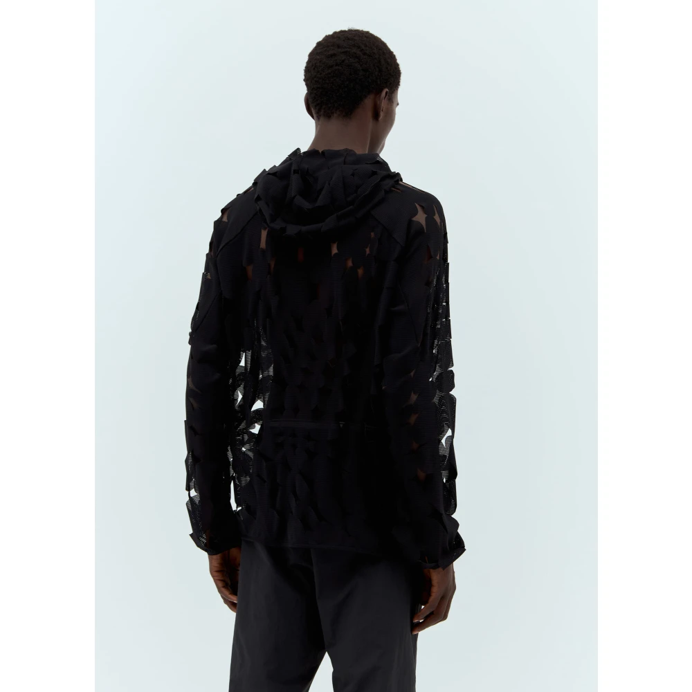 Post Archive Faction Hoodie met uitsparingen Black Heren