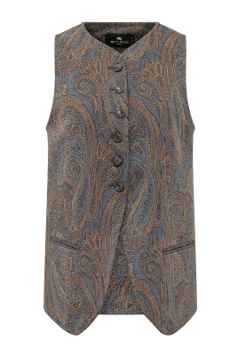 Paisley Jacquard Waistcoat