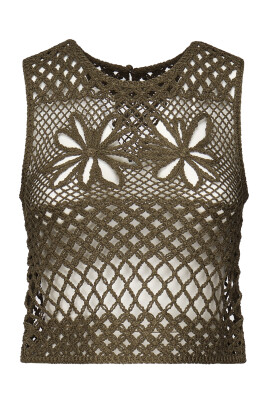 military-green-crochet-mesh-sweater