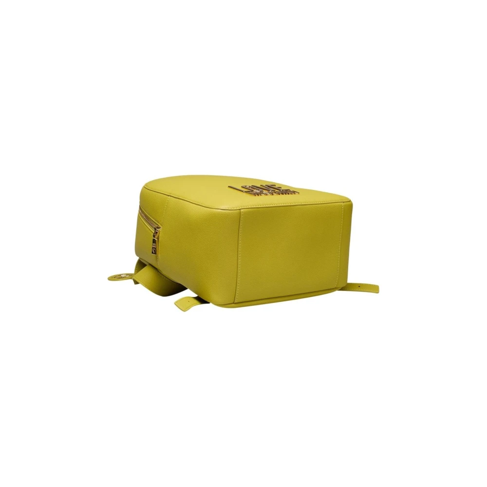 Love Moschino Stijlvolle Rugzak met Verstelbare Banden Yellow Dames
