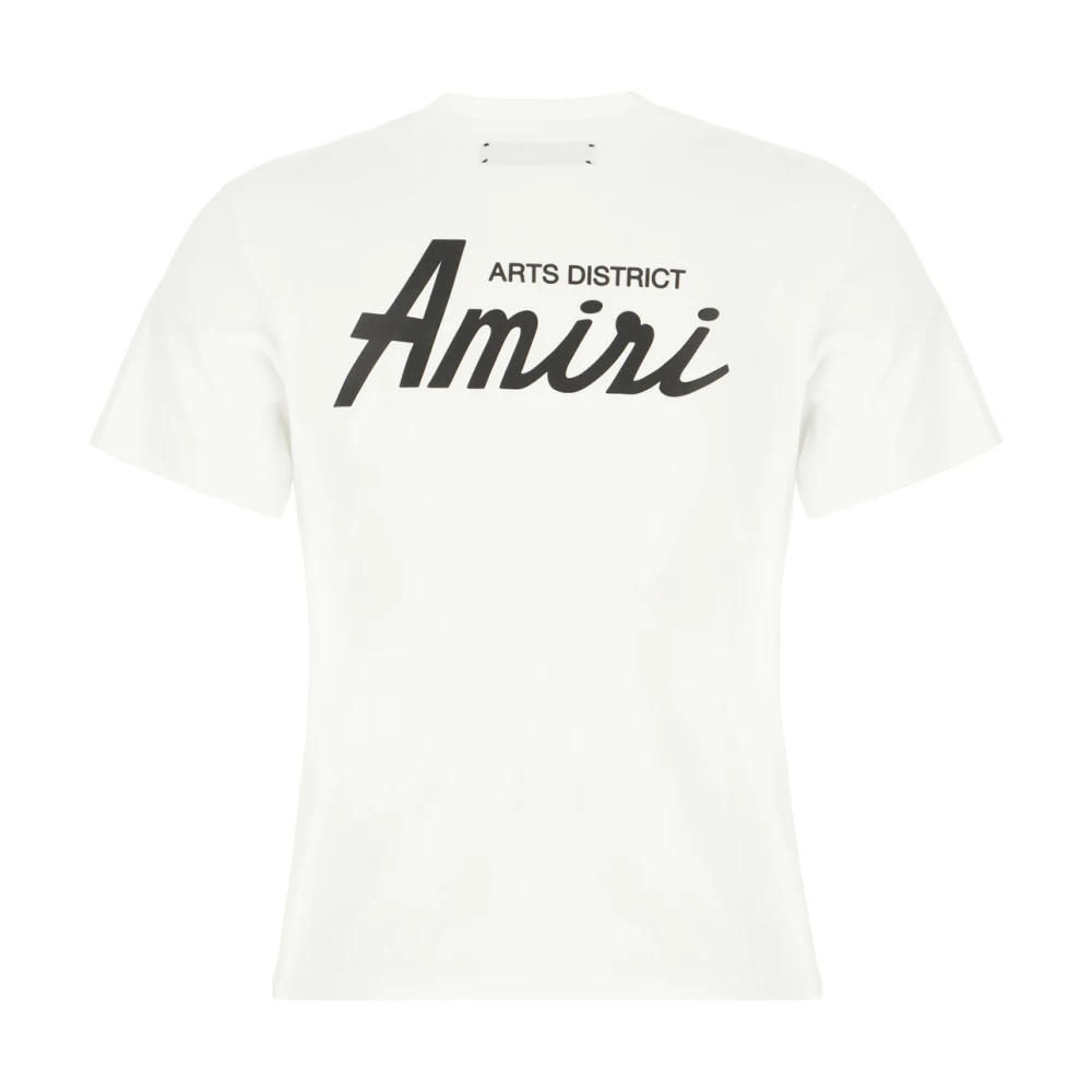 Amiri Casual Katoenen T-Shirt voor Mannen White Dames