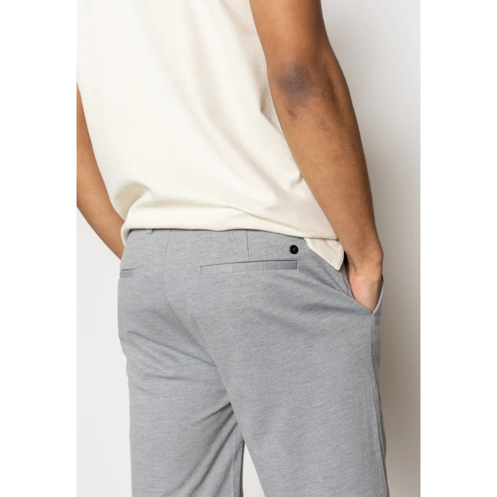 Clean Cut Jersey Shorts voor Mannen Gray Heren