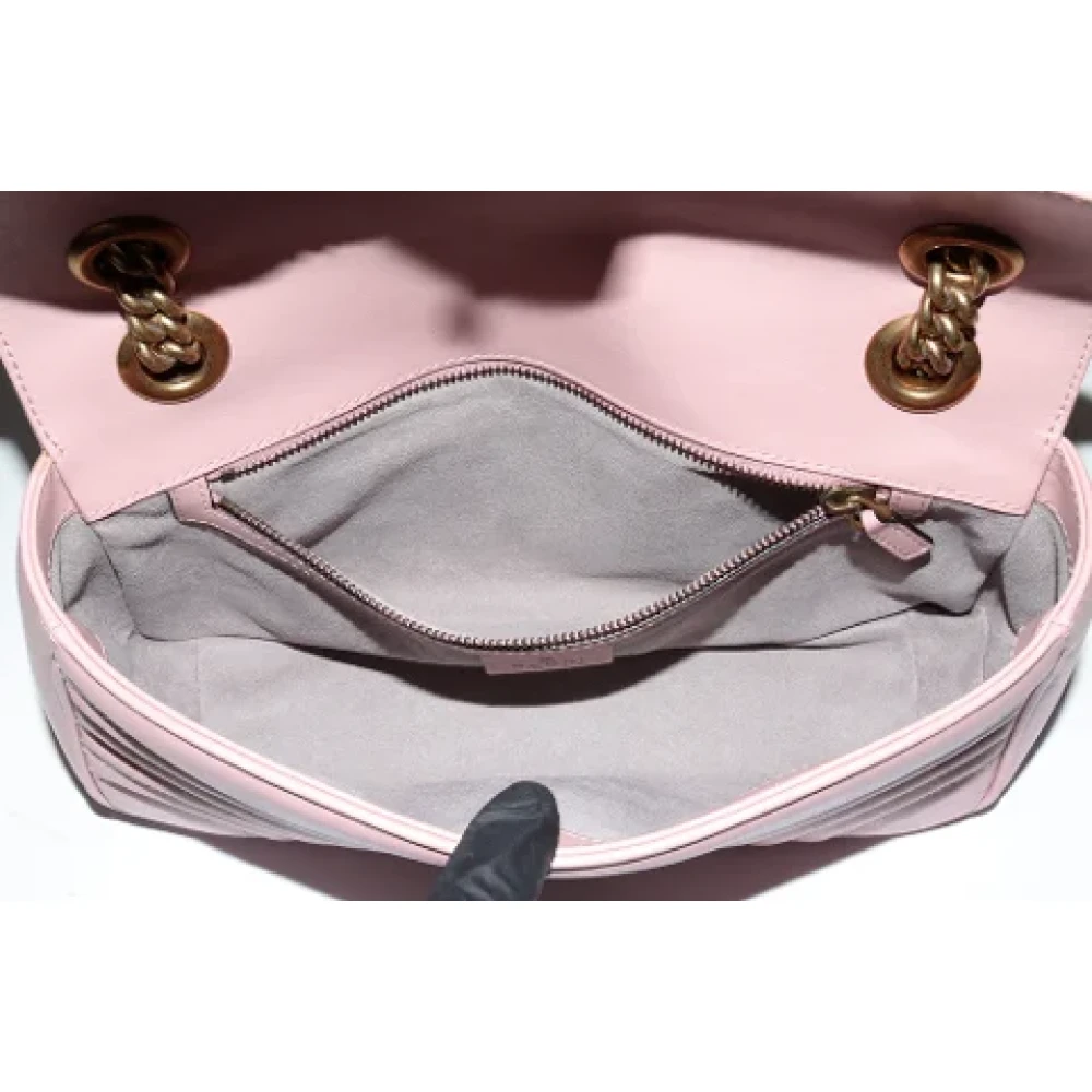 Gucci Vintage Pre-owned Leather gucci-bags Pink Dames