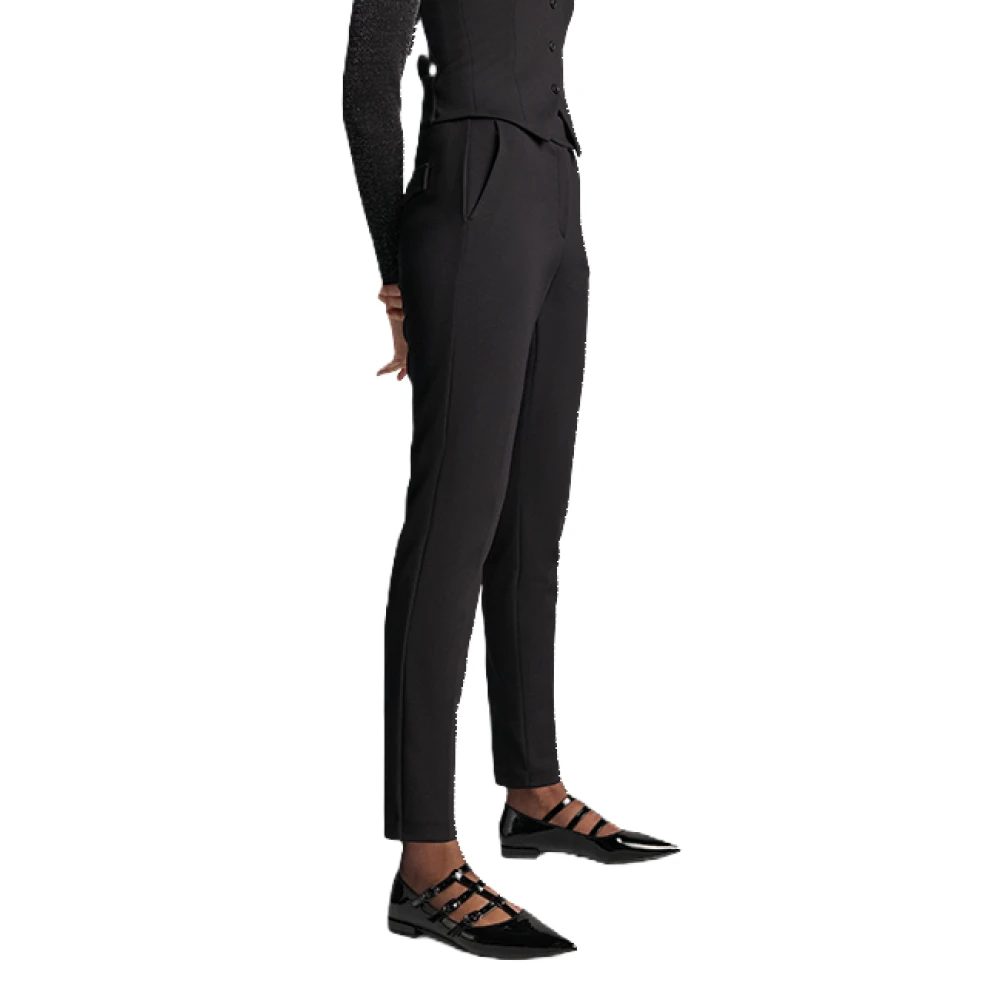 RIANI Scuba Fitted Top Blue Dames
