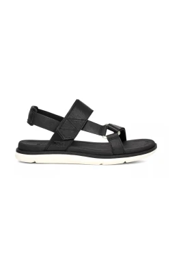 Svart Slingback Vandringssandal