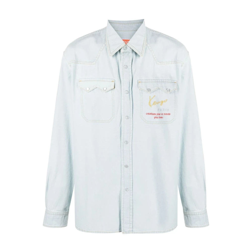 Shirts > Denim Shirts - - Kenzo - Modalova