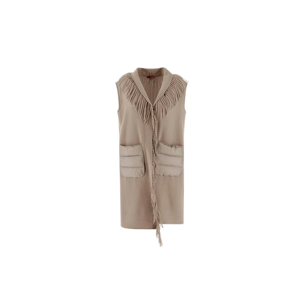 Herno Giaccone Donna Vest Beige Dames