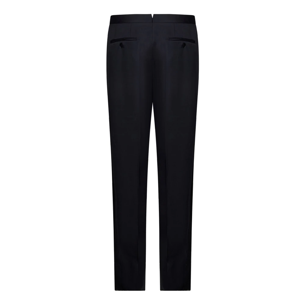 Brioni Blauwe Zijden Peak Revers Blazer Jurk Blue Heren