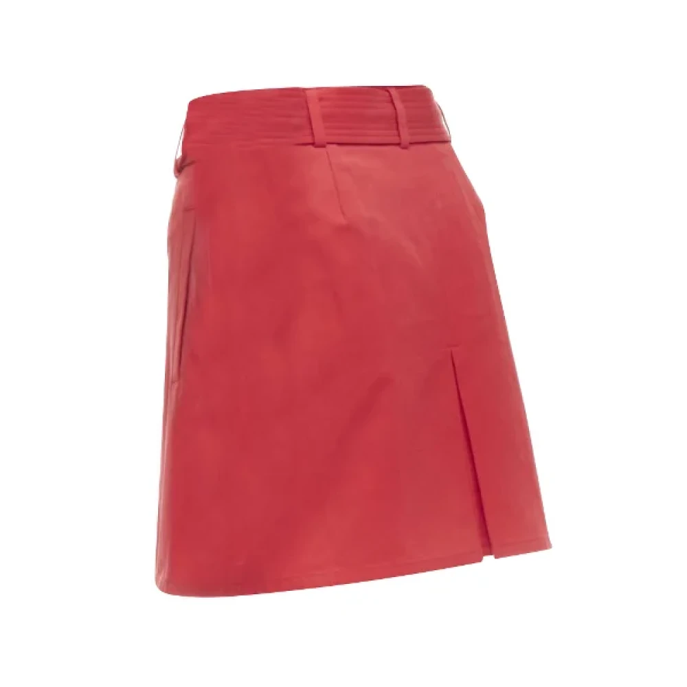 Burberry Vintage Pre-owned Cotton bottoms Red Dames