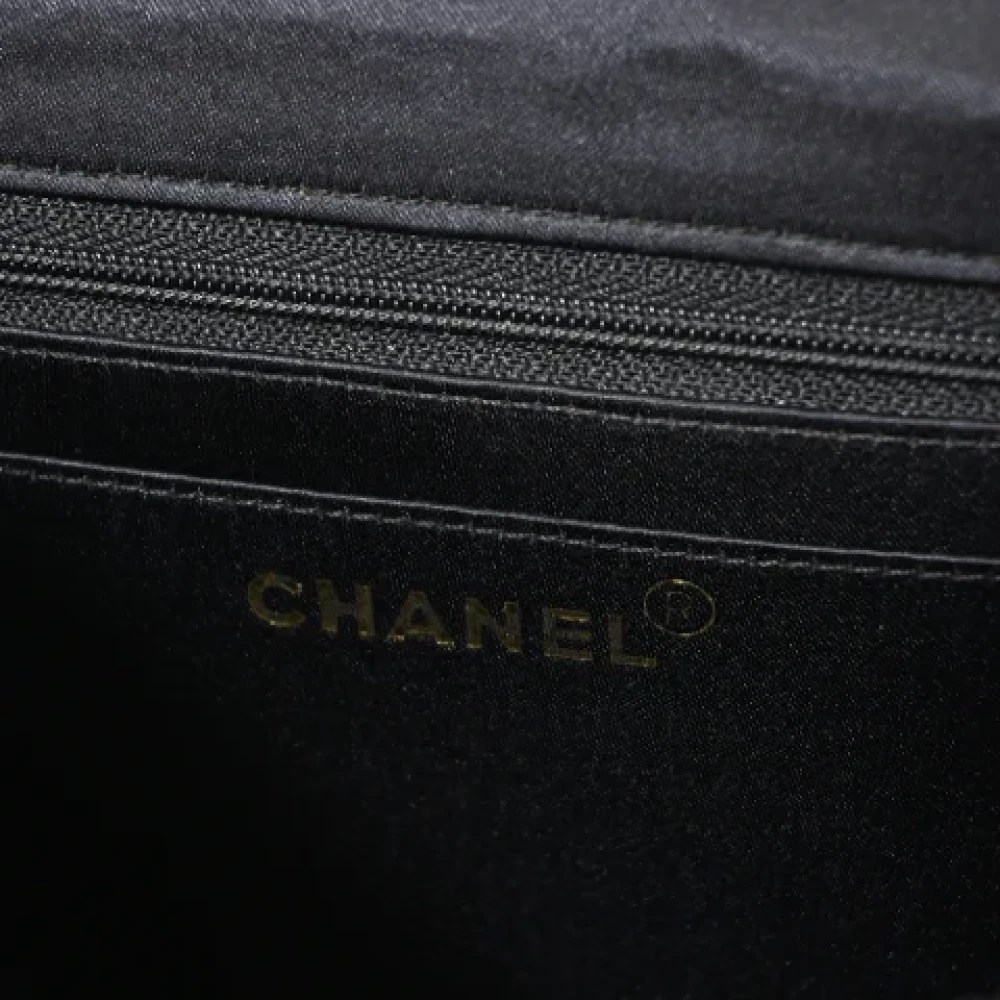 Chanel Vintage Pre-owned Fabric handbags Black Dames
