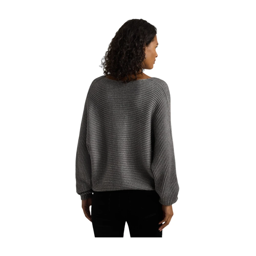 Ralph Lauren V-hals Knitwear Gray Dames