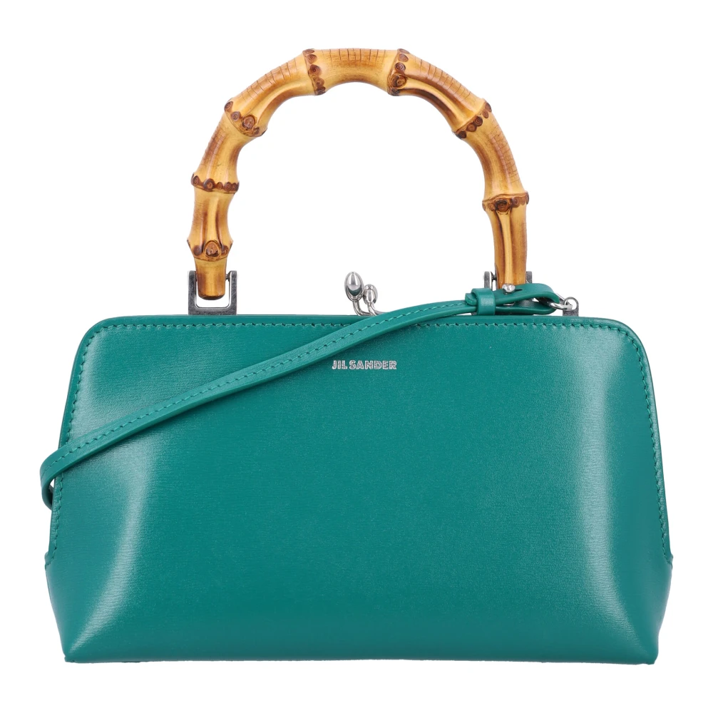 Jil Sander Mini Bamboo Stijlvolle Hoofdtelefoons Green Dames