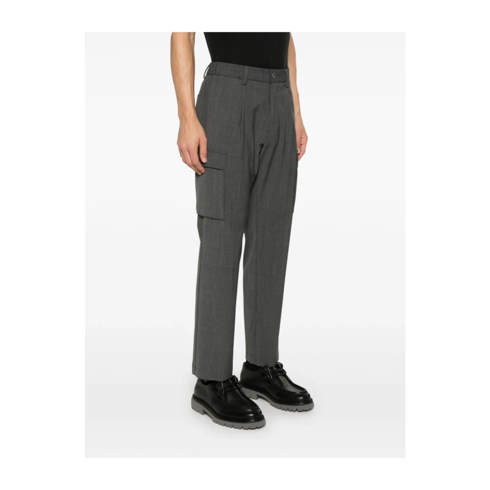 Herno Rechte broek Gray Heren