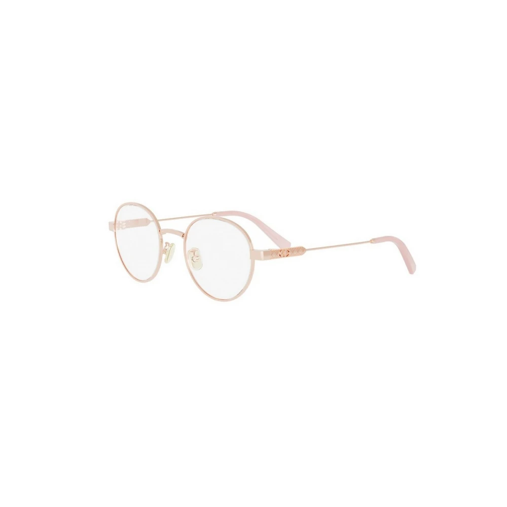 Dior Pink Glasses, Female, 50 Mm, Cannageo R1u Eyeglasses