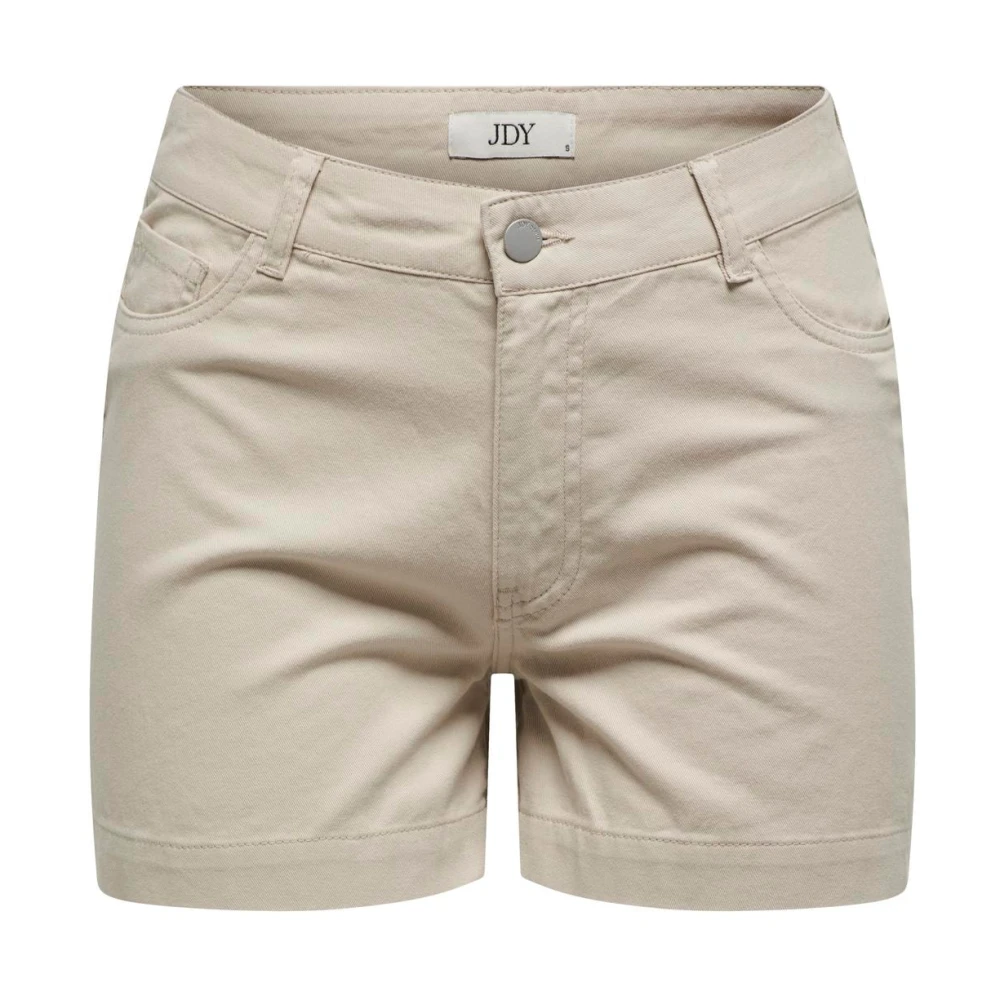 Jacqueline de Yong Avery Bermuda Shorts voor dames Beige Dames