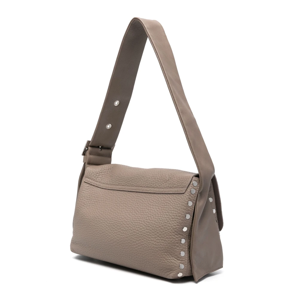 Zanellato Kleine Postina Schoudertas Black Dames
