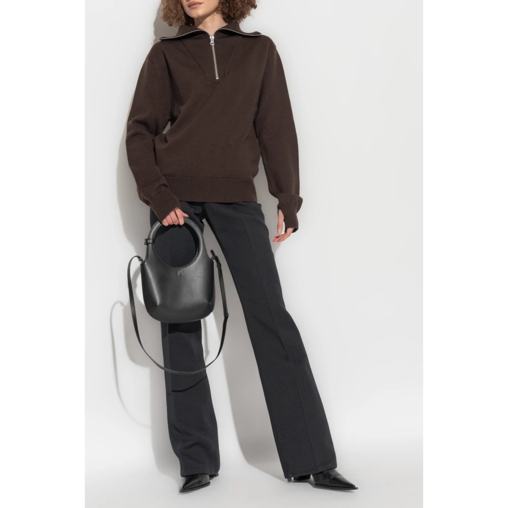 Courrèges Tucker Sweater Brown Dames