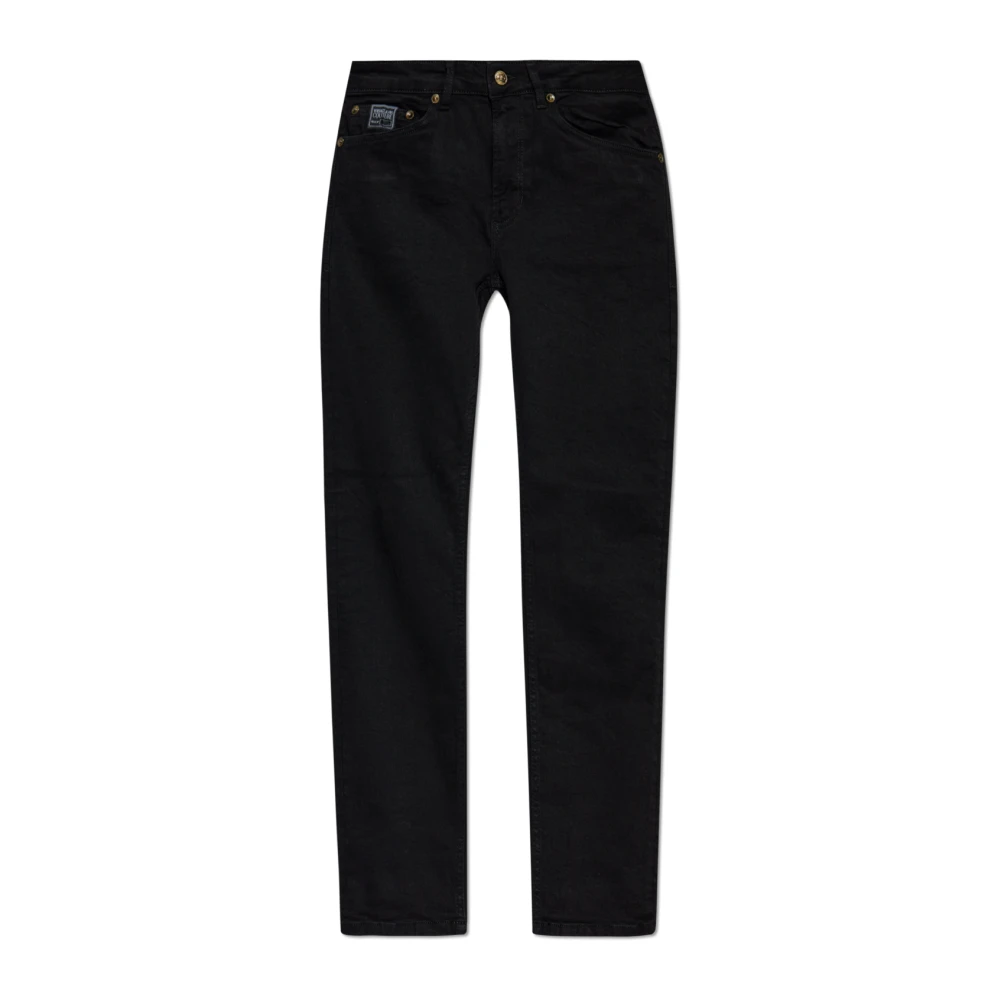 Versace Jeans Couture Jeans met logo Black Heren