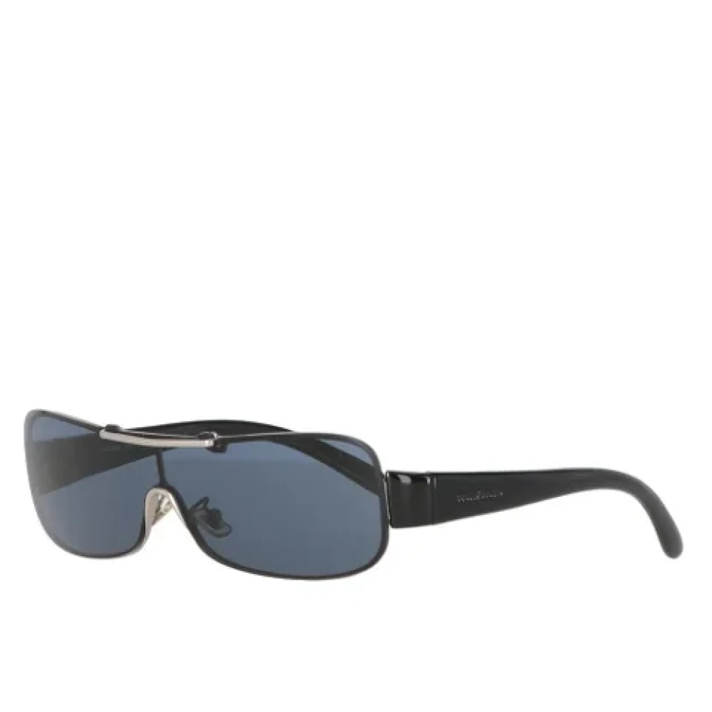 Miu Pre-owned Plastic sunglasses Black Dames